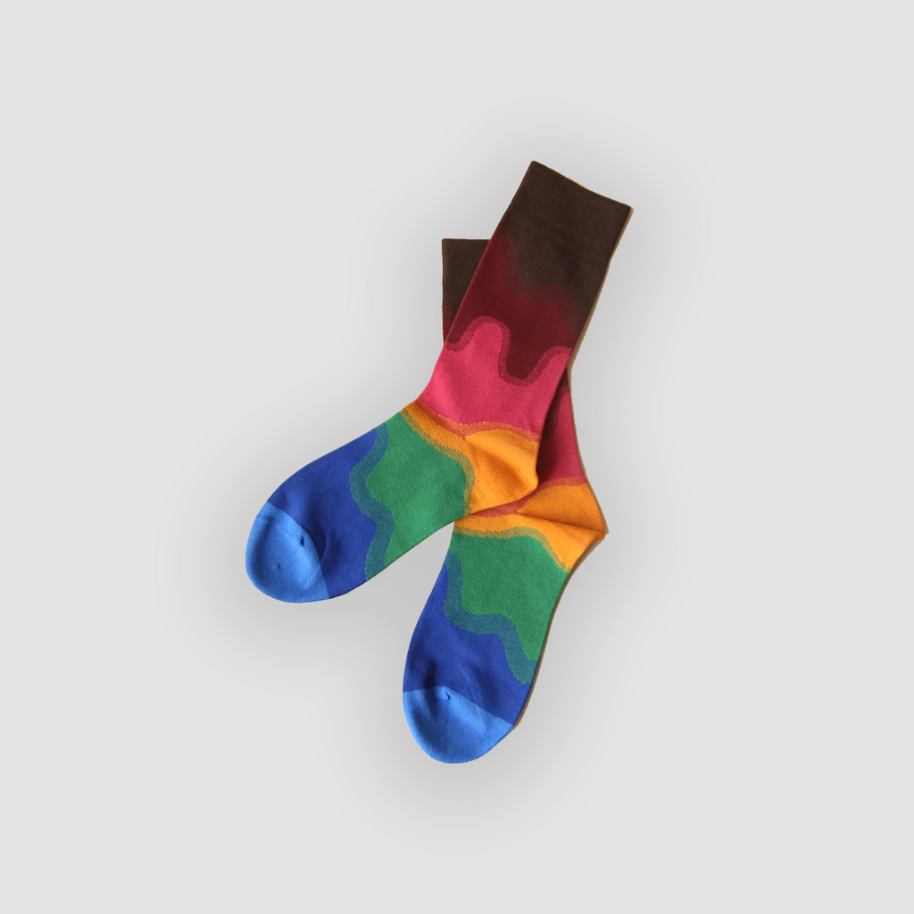 Rainbow Melt - Wazi Socks