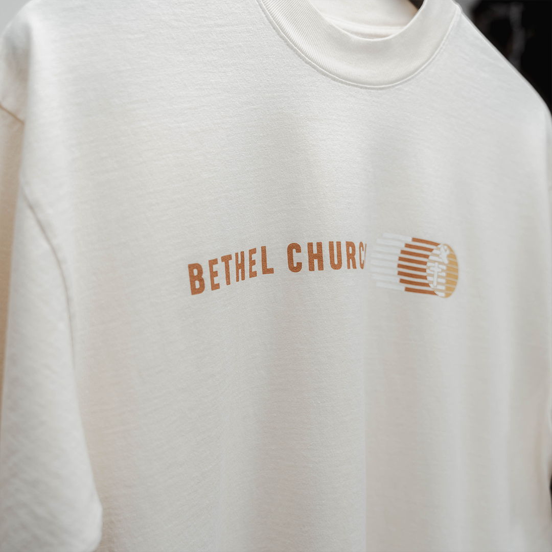 Bethel Legacy Creme Tee (Logo Close Up 1)