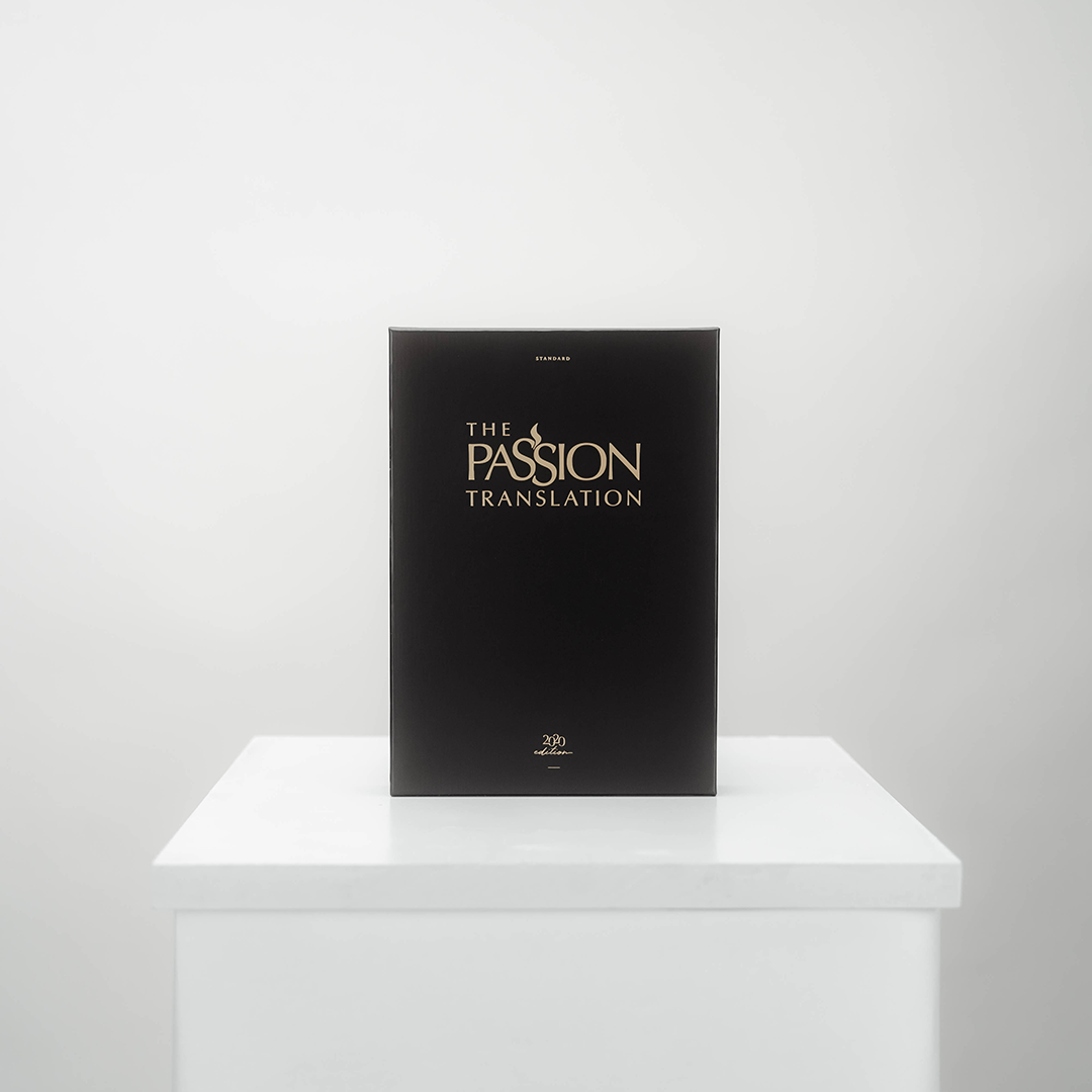 Special Edition The Passion Translation Bible with Bill Johnson Standard Brown (Front Box Cover)