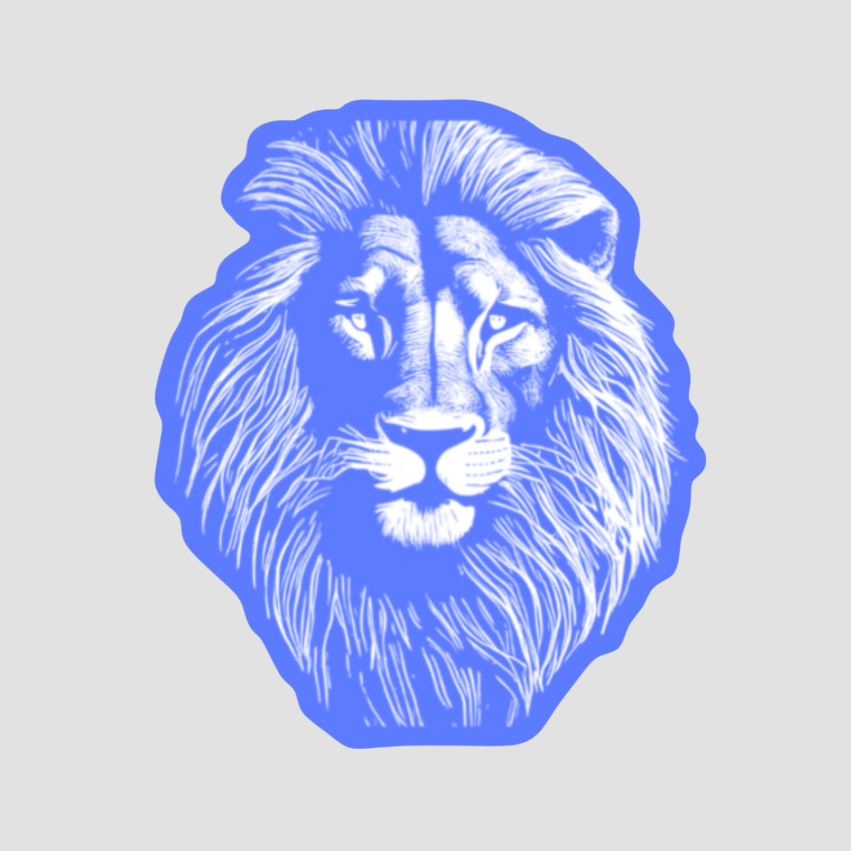 Lion Die-Cut Sticker