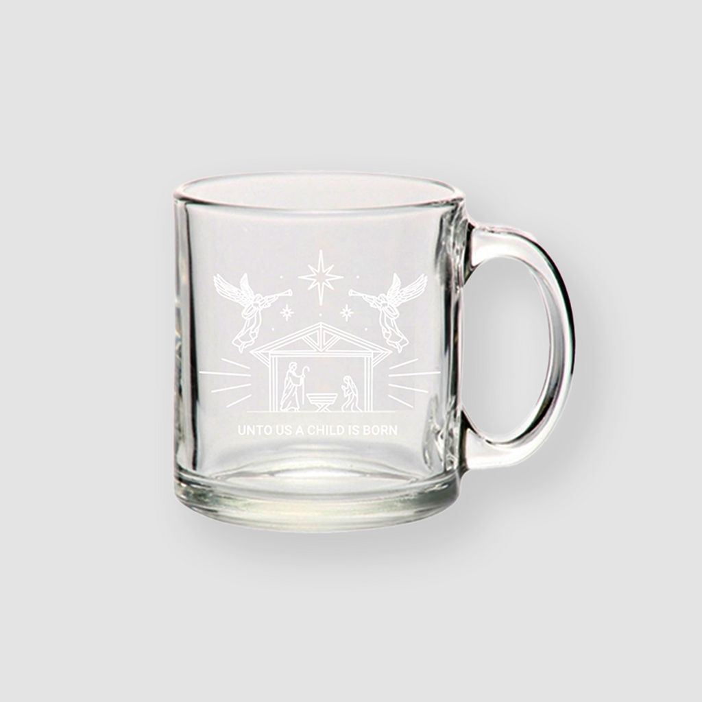 Nativity Glass Mug