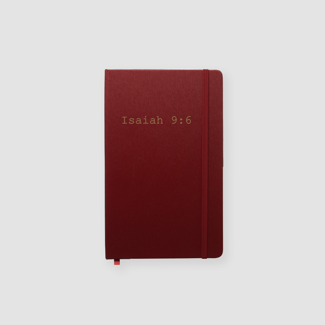 Isaiah 9:6 Burgundy Journal