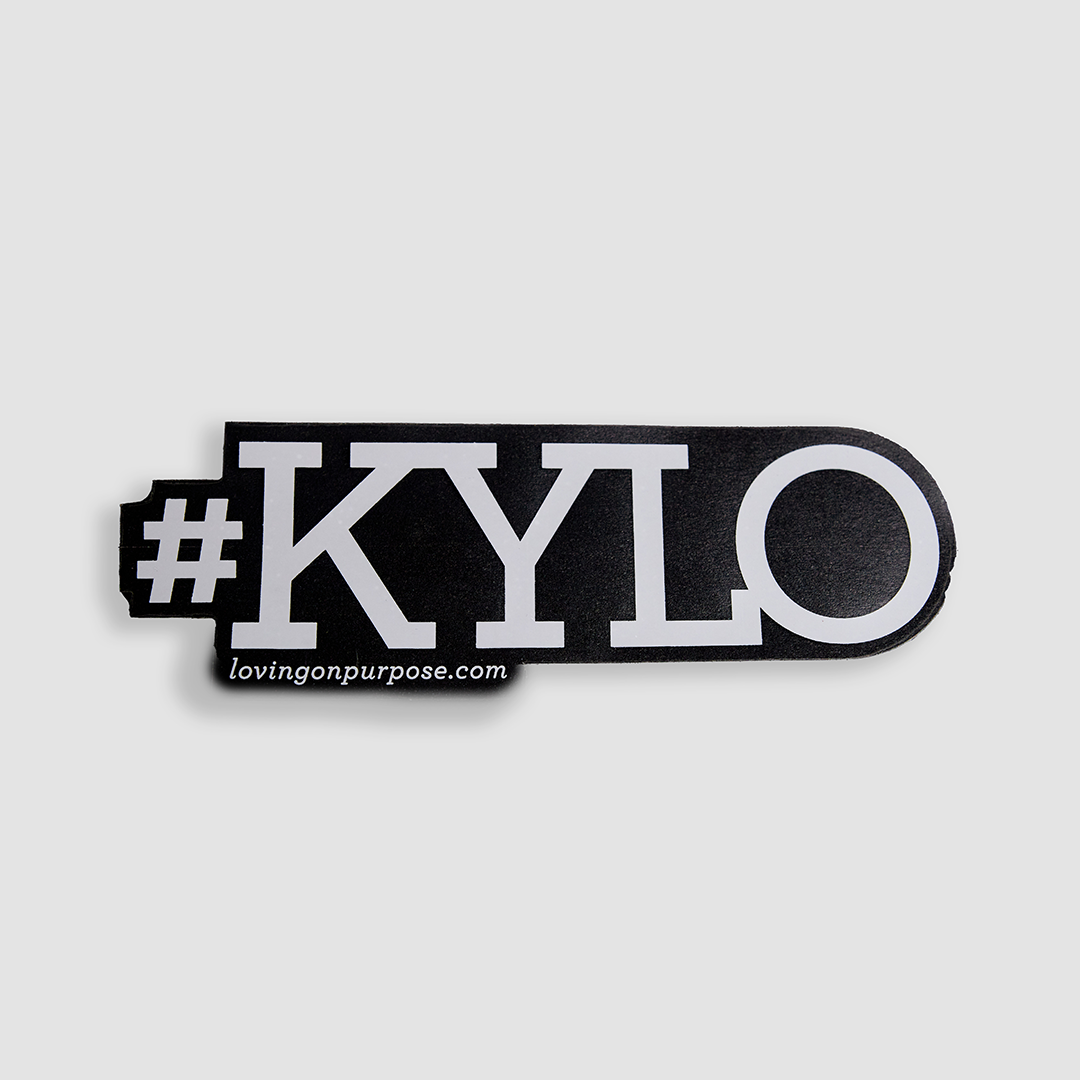 Small KYLO Hashtag Decal Sticker