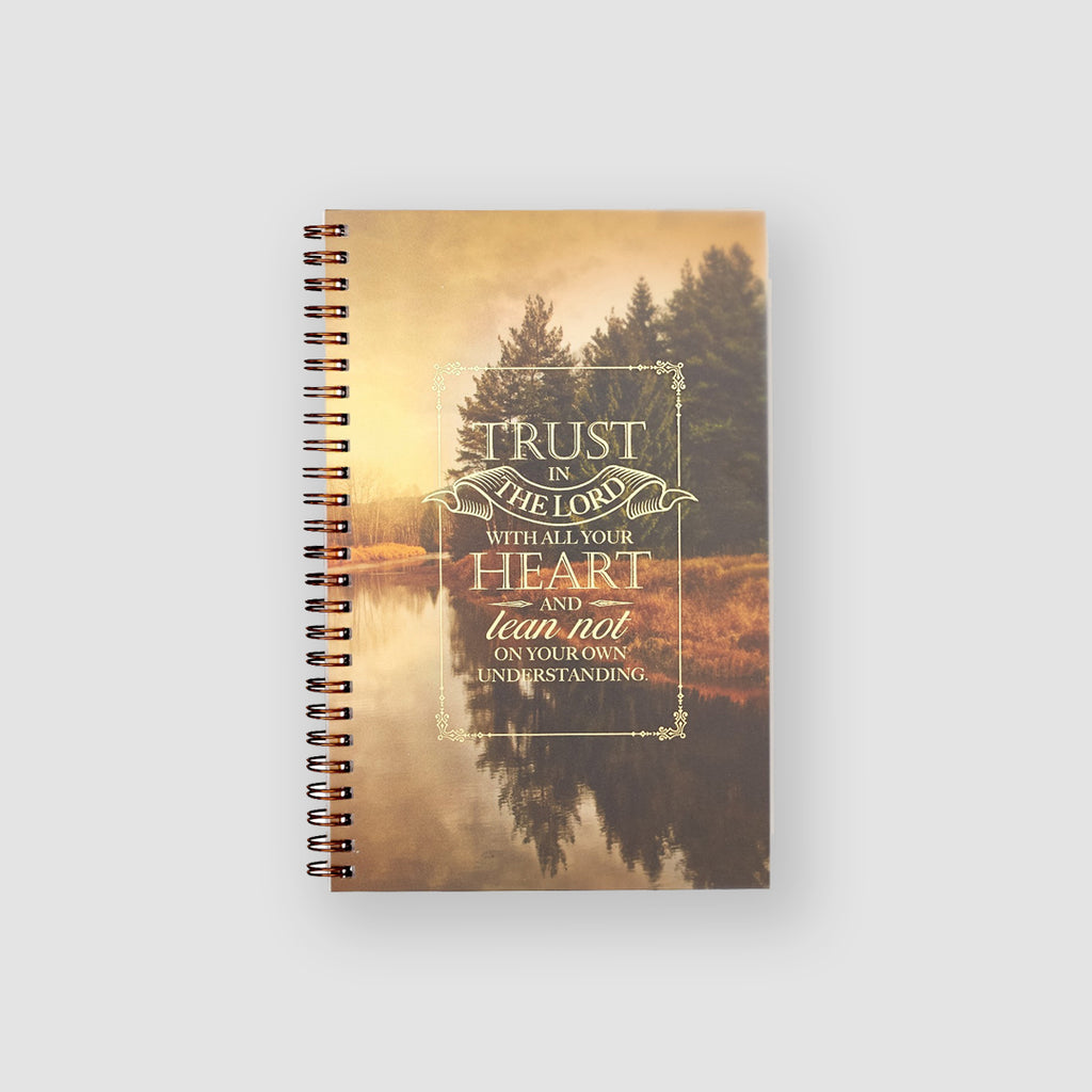 Trust In The Lord Wirebound Notebook