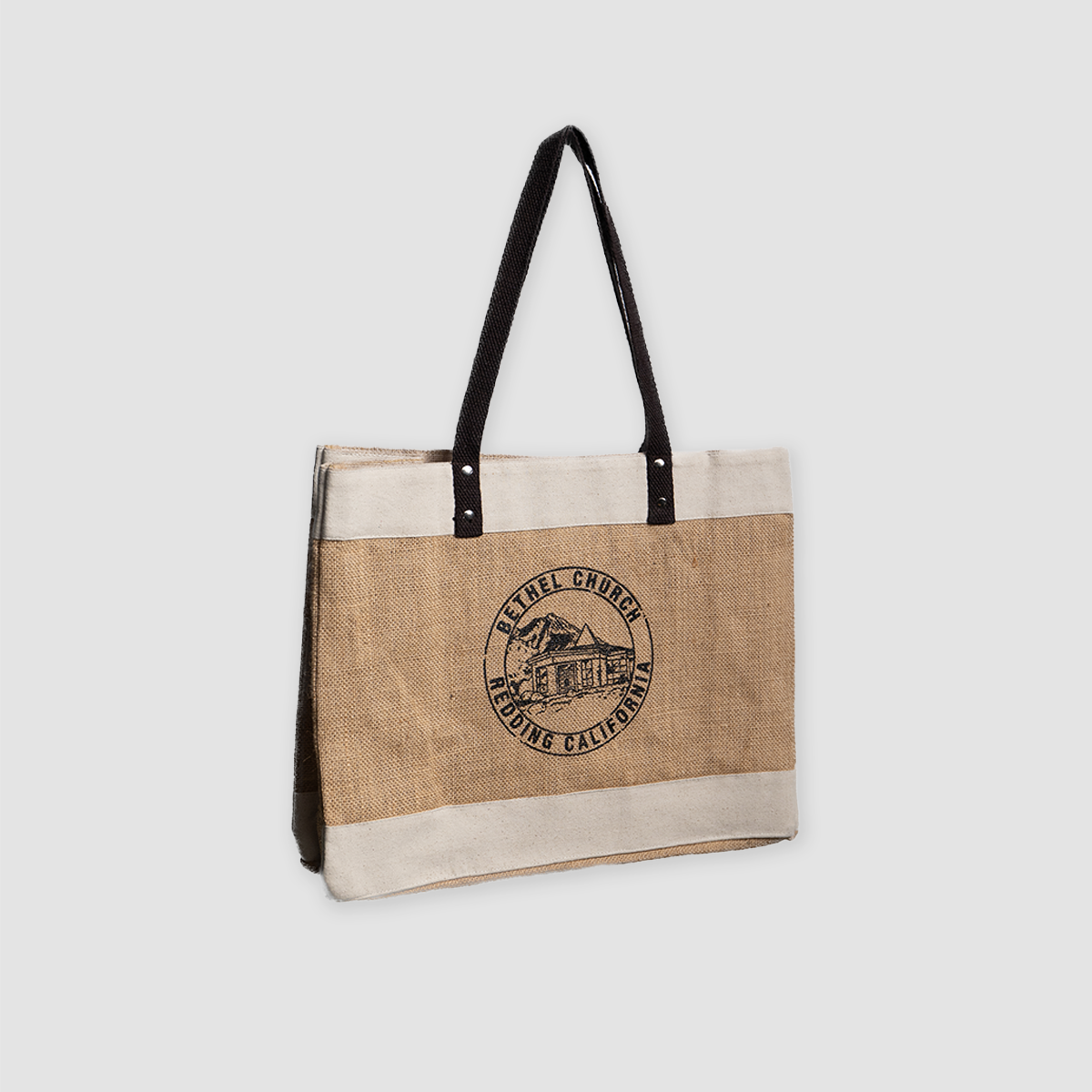 Bethel Stamp Jute Tote