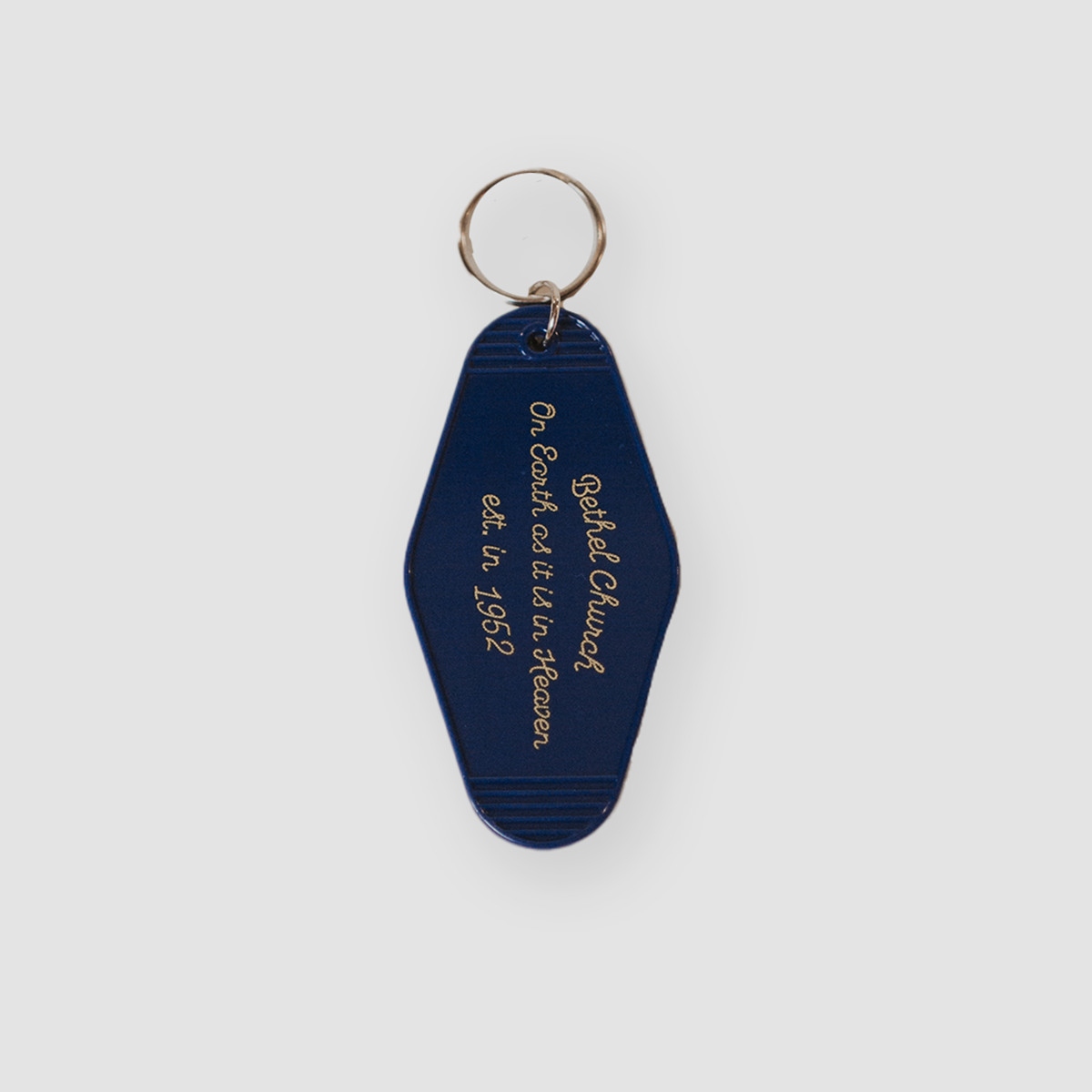 Bethel Church Navy Motel Keychain