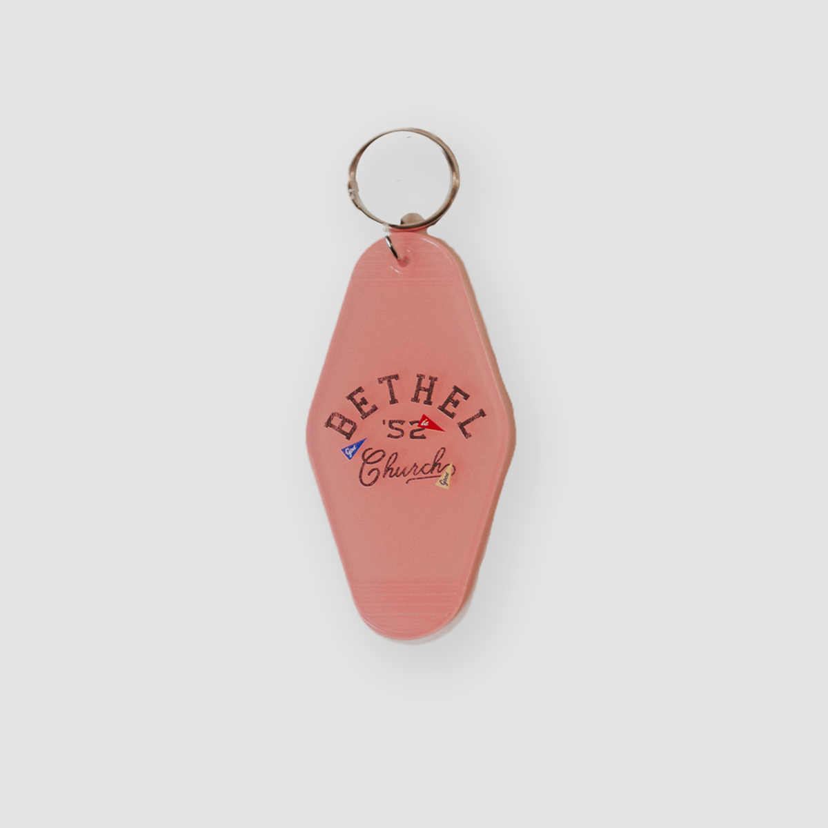 Bethel Church Flag Pink Motel Keychain