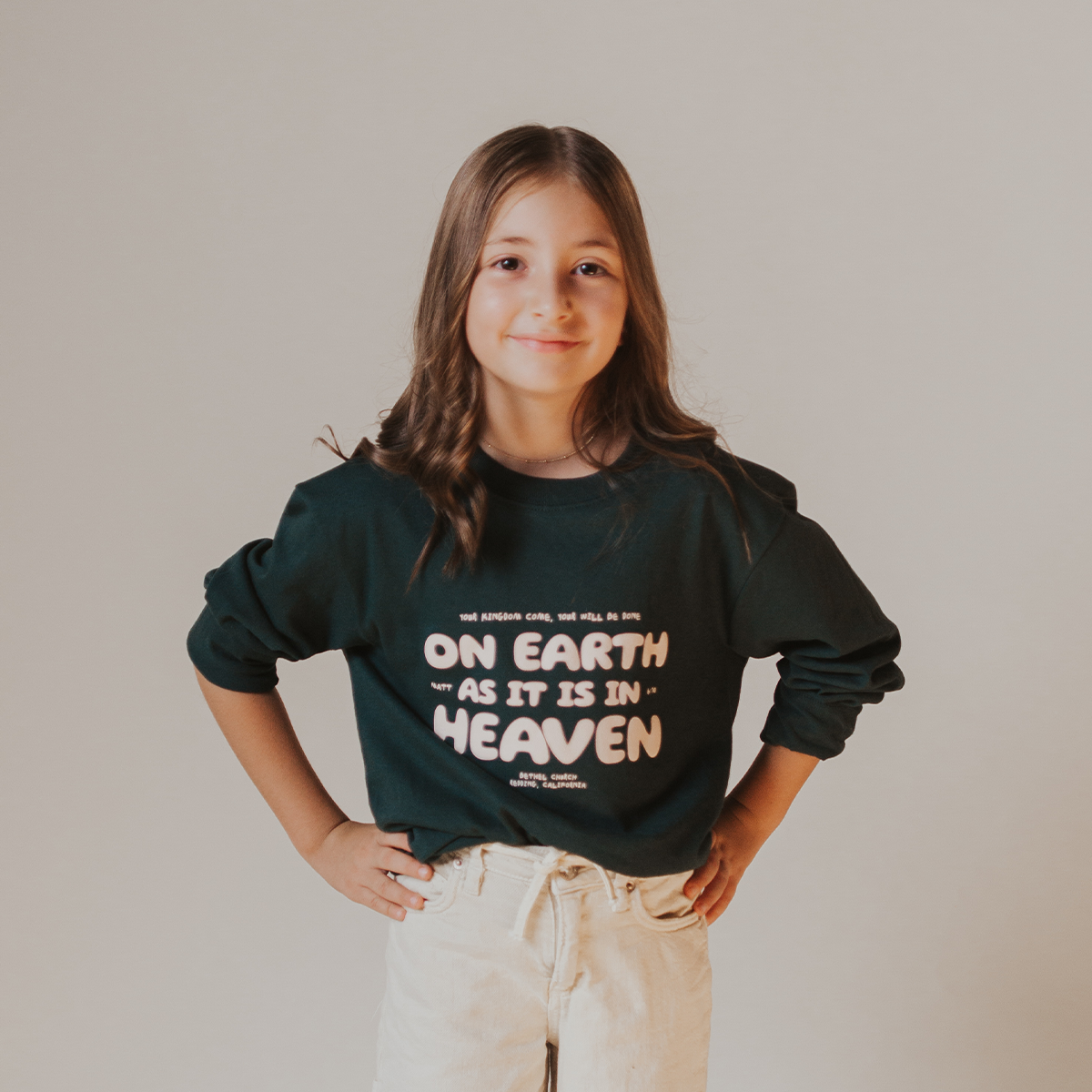 On Earth Kids LS Tee