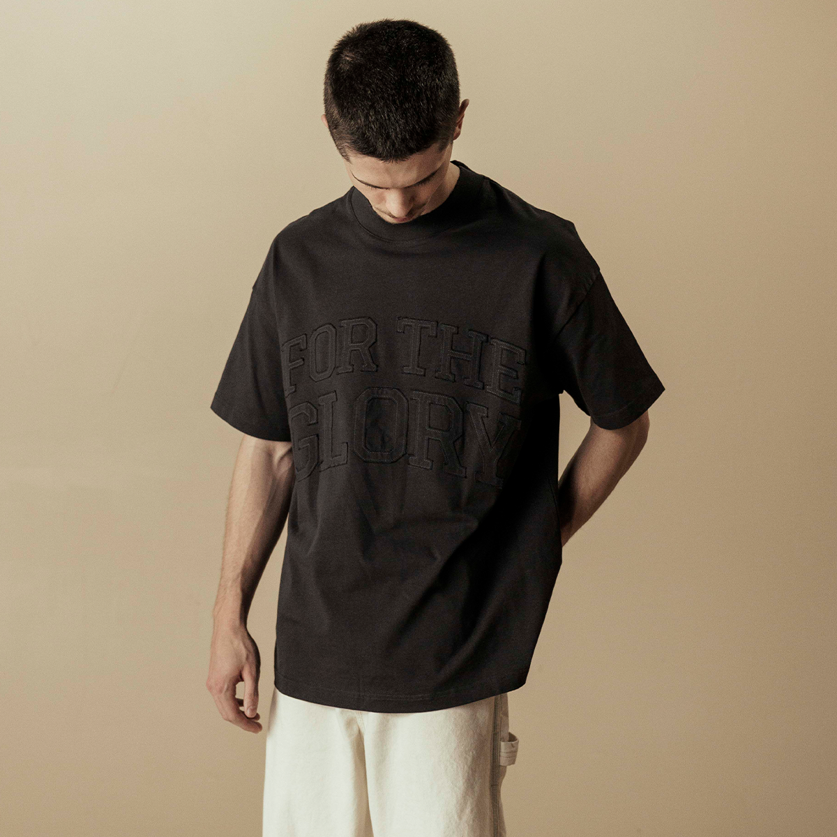 For The Glory Charcoal Tee