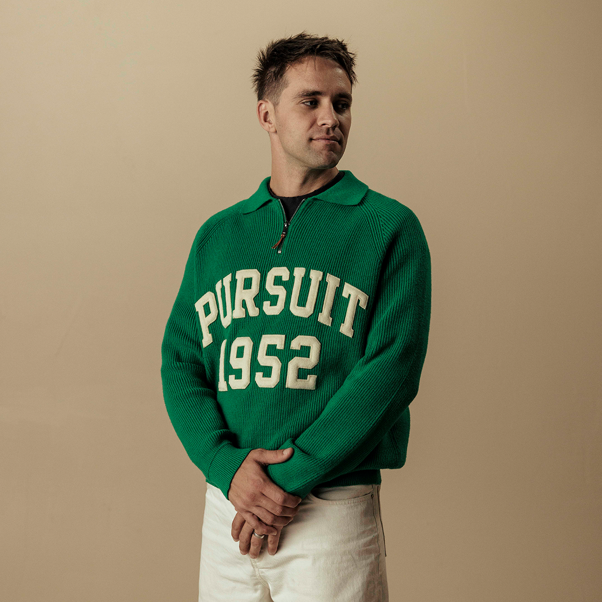 Pursuit Quarter Zip Sweater