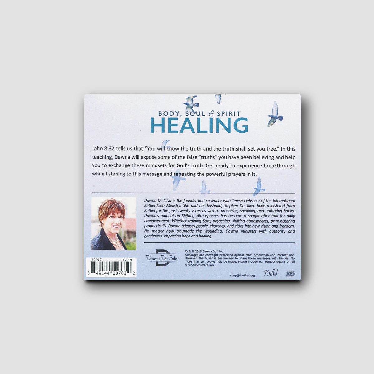 Body, Soul and Spirit Healing CD