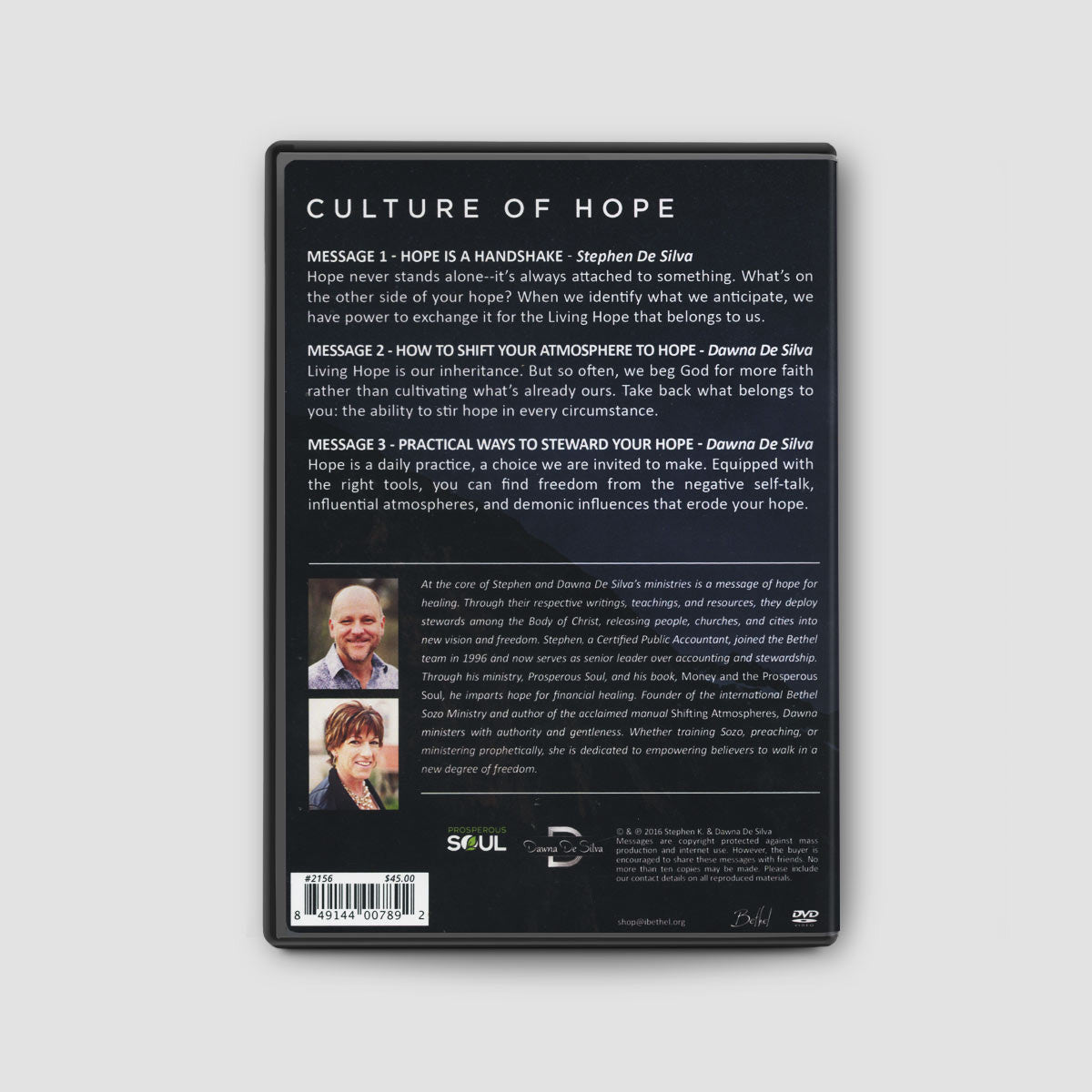 Culture of Hope DVD