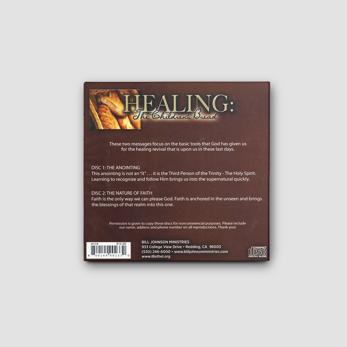 Healing: The Children's Bread CD