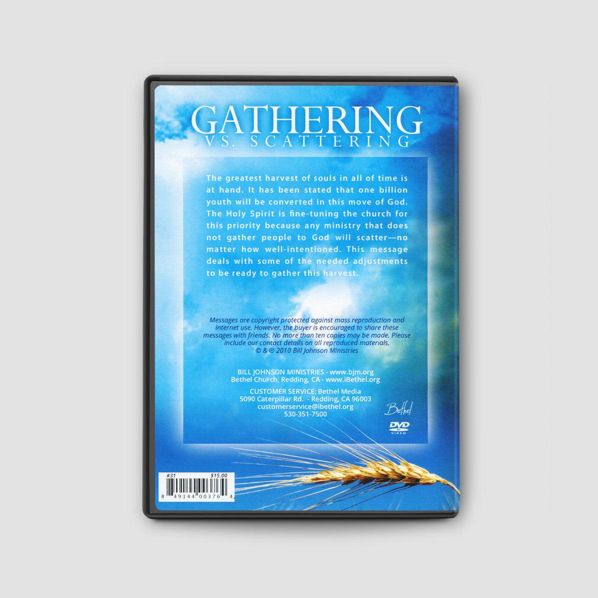 Gathering vs. Scattering DVD