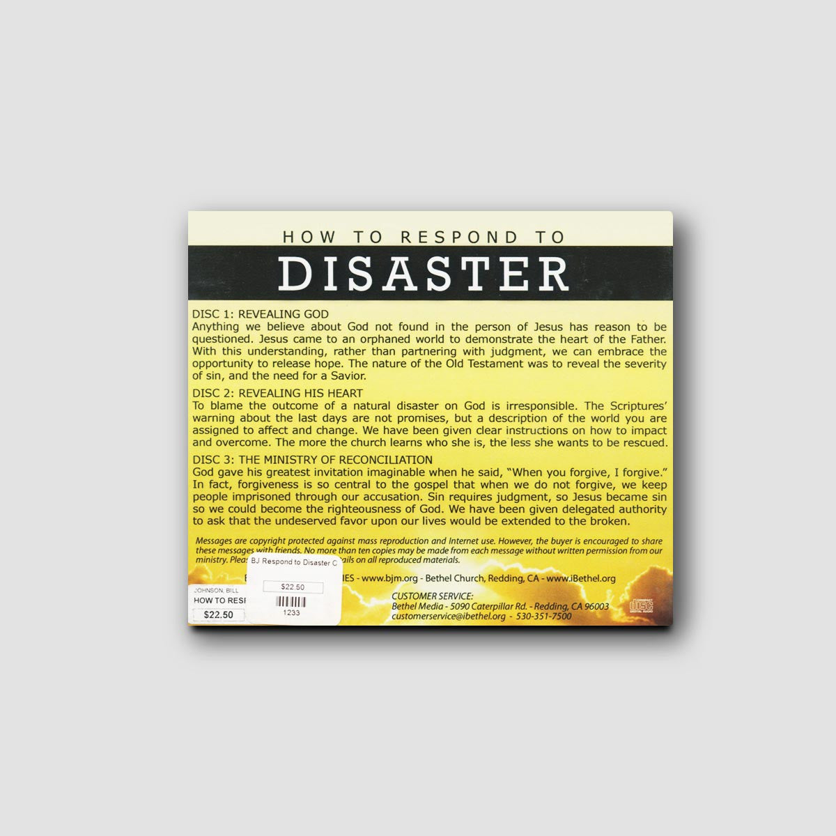 How to Respond to Disaster CD