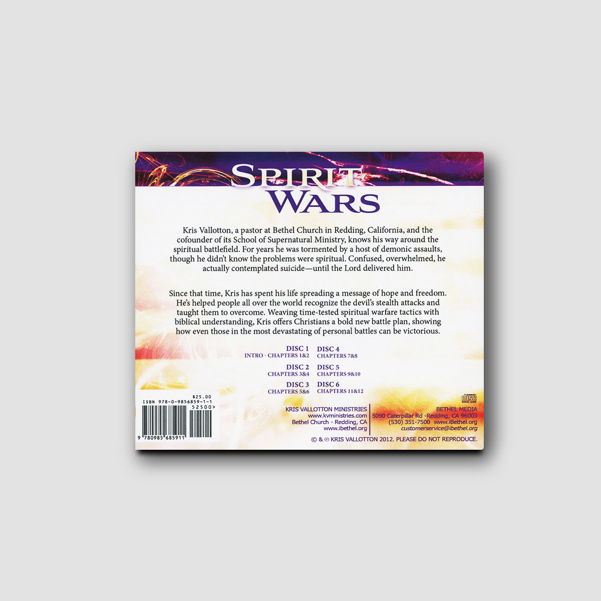 Spirit Wars Audiobook CD