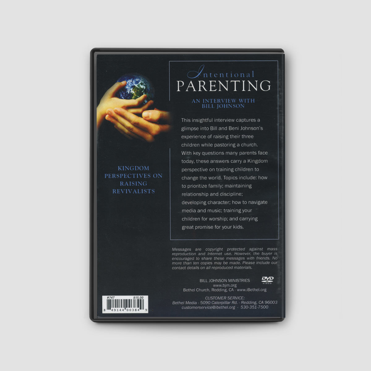 Intentional Parenting: Kingdom Perspective on Raising Revivalists DVD