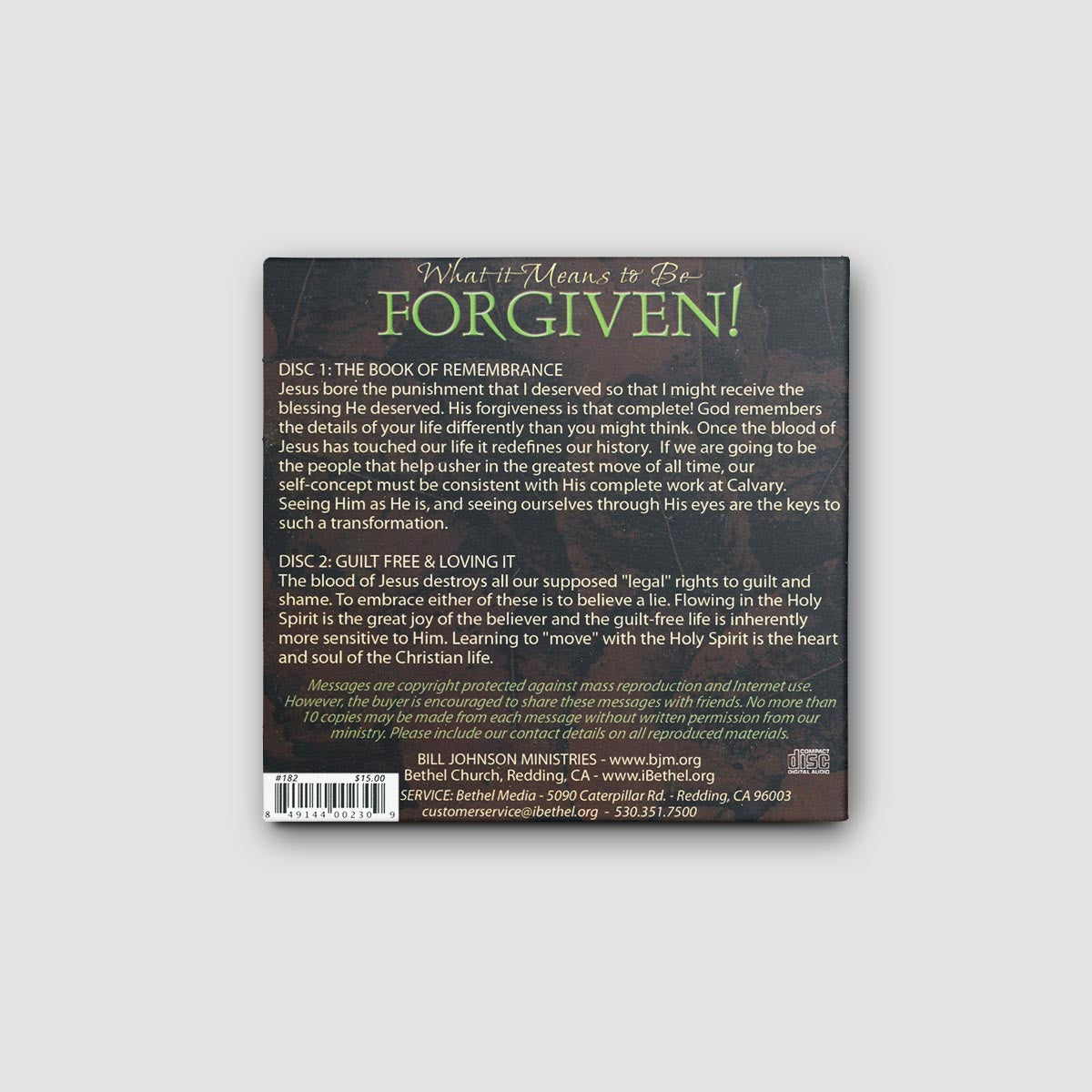 What it Means to be Forgiven CD