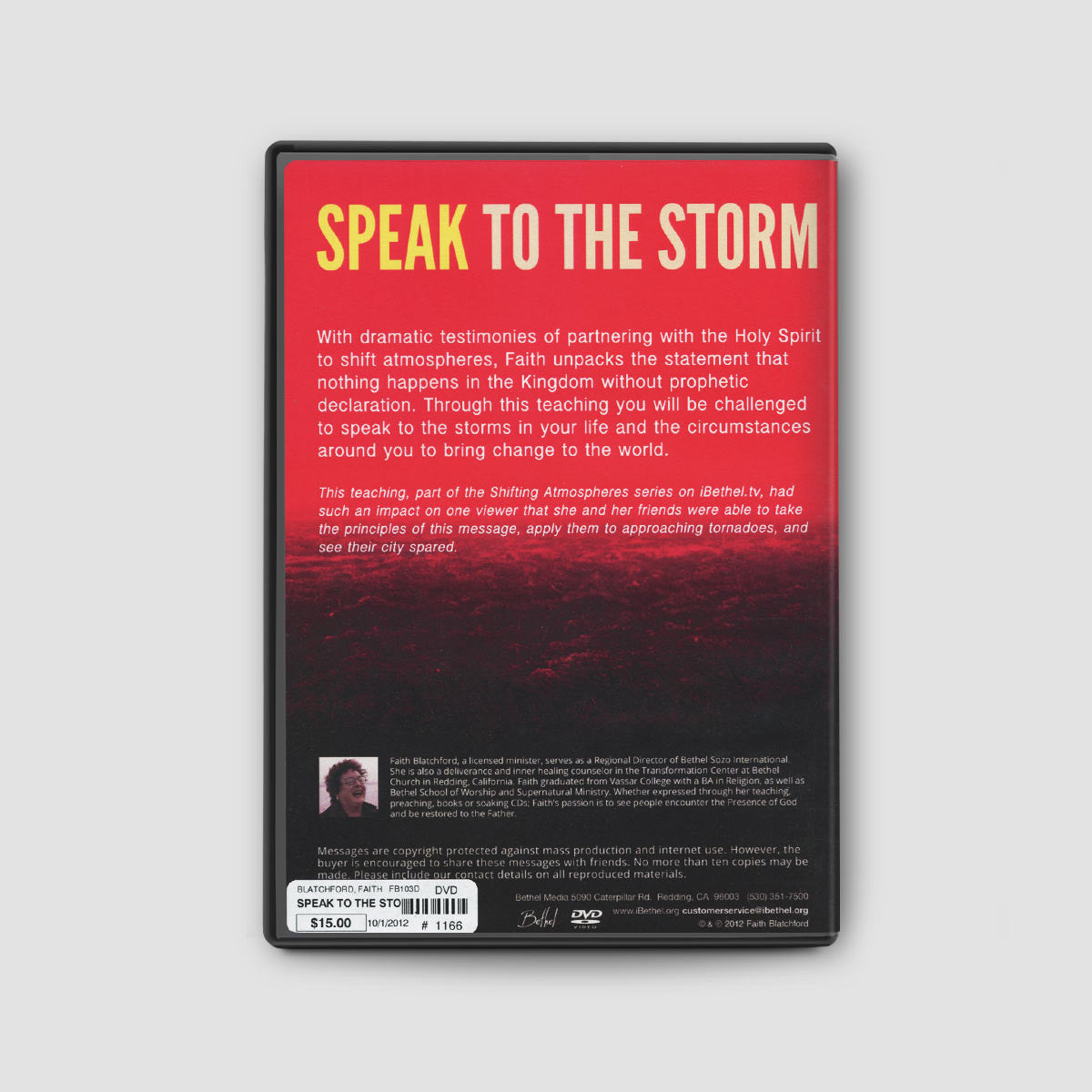 Speak to the Storm DVD