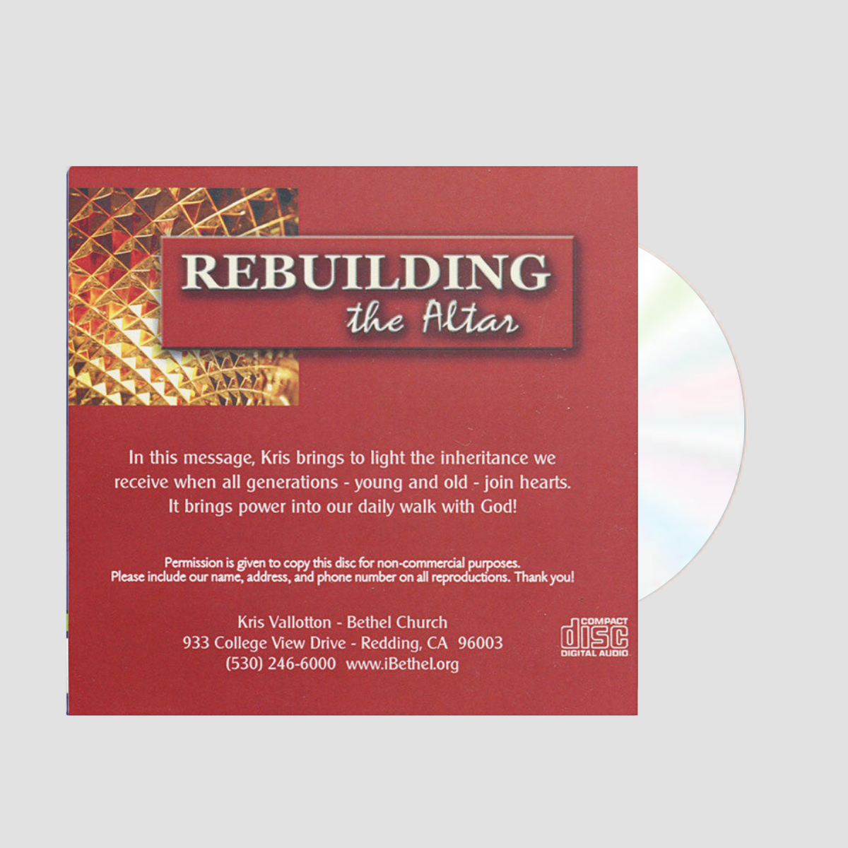 Rebuilding the Altar CD