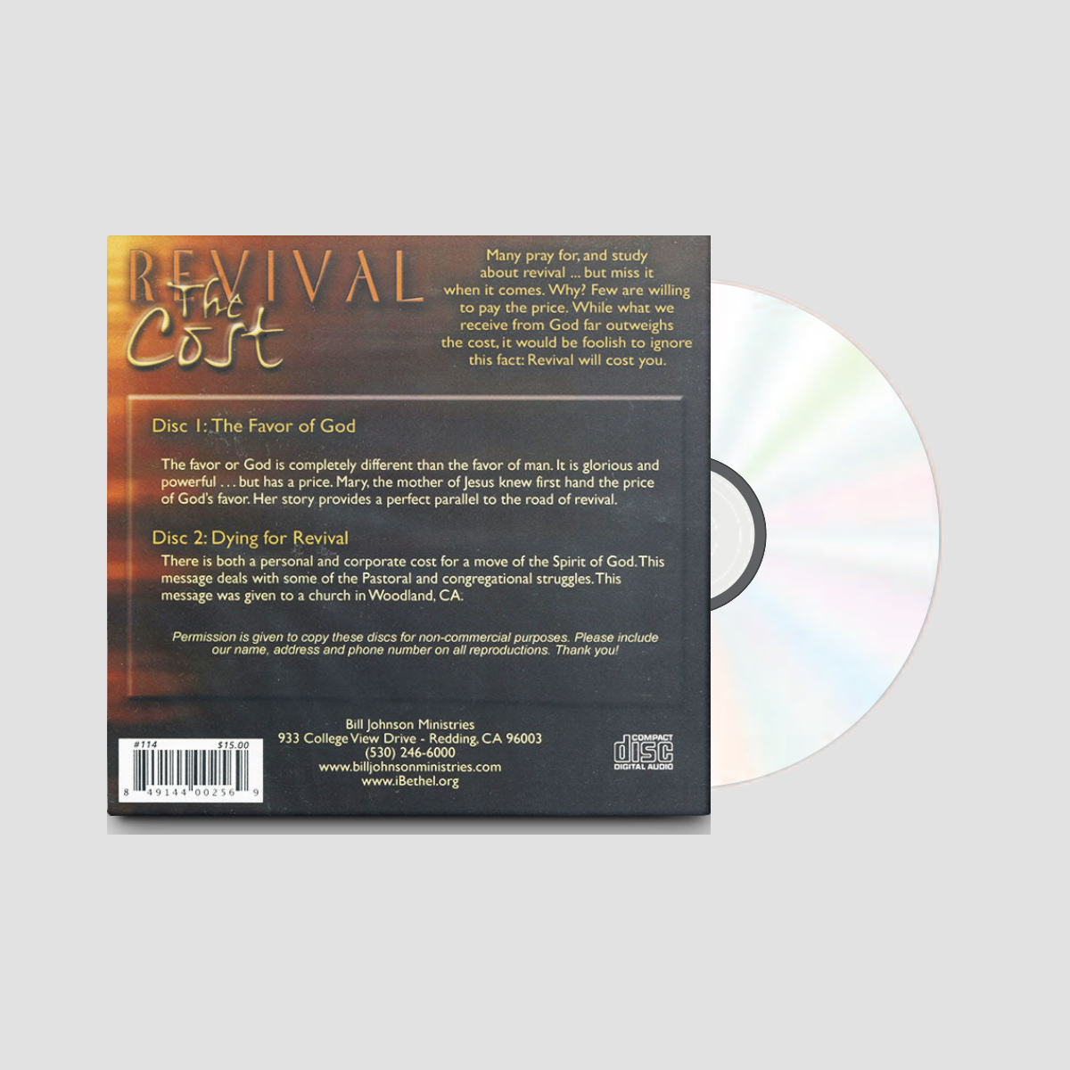 REVIVAL: The Cost CD