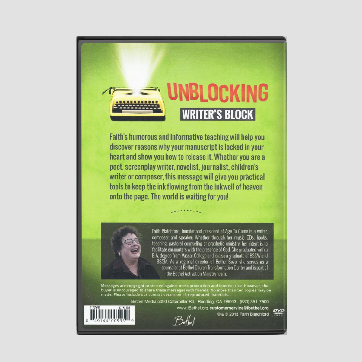 Unblocking Writers Block DVD