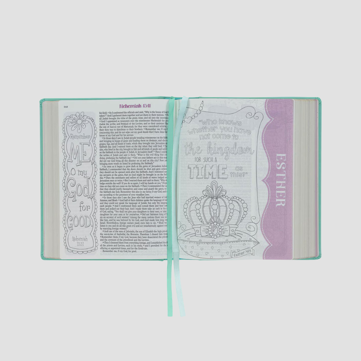 Teal Girls Bible - ESV Journaling