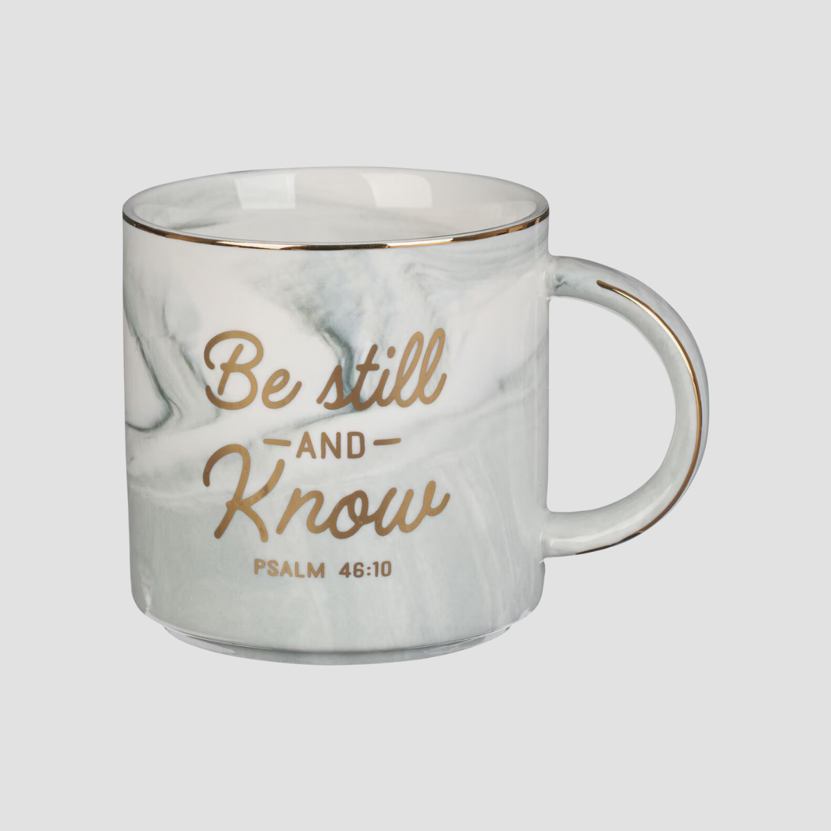 Be Still Marble Mug