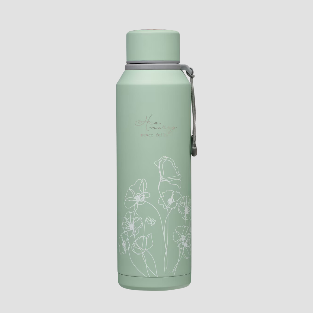 Teal Mercy Stainless Water Bottle