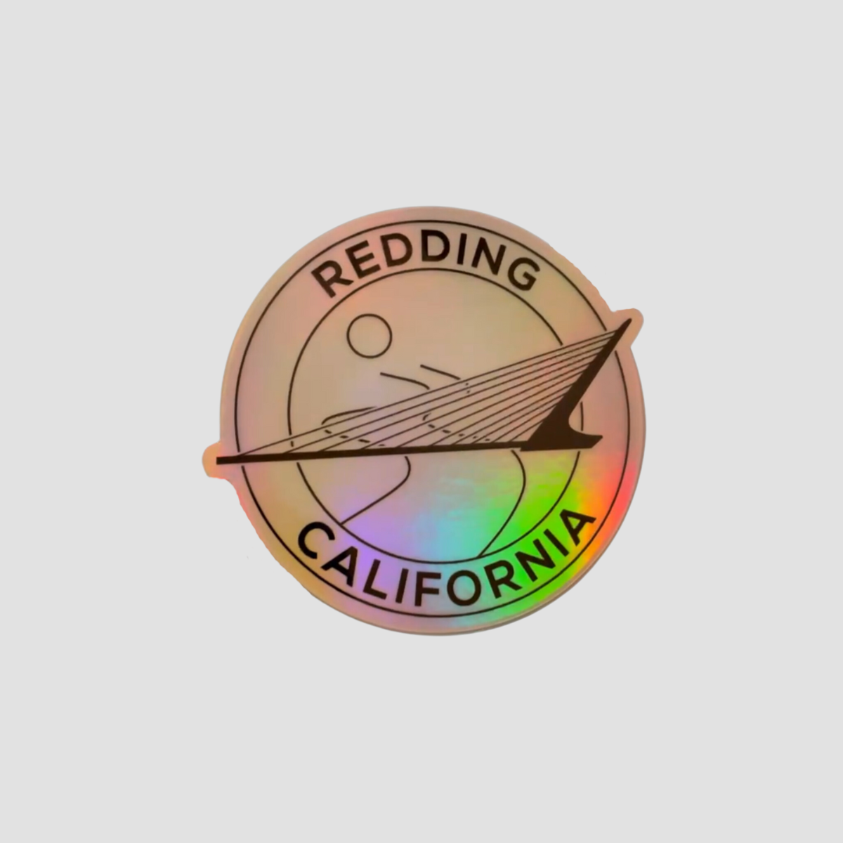 Hologram Redding Sundial Sticker