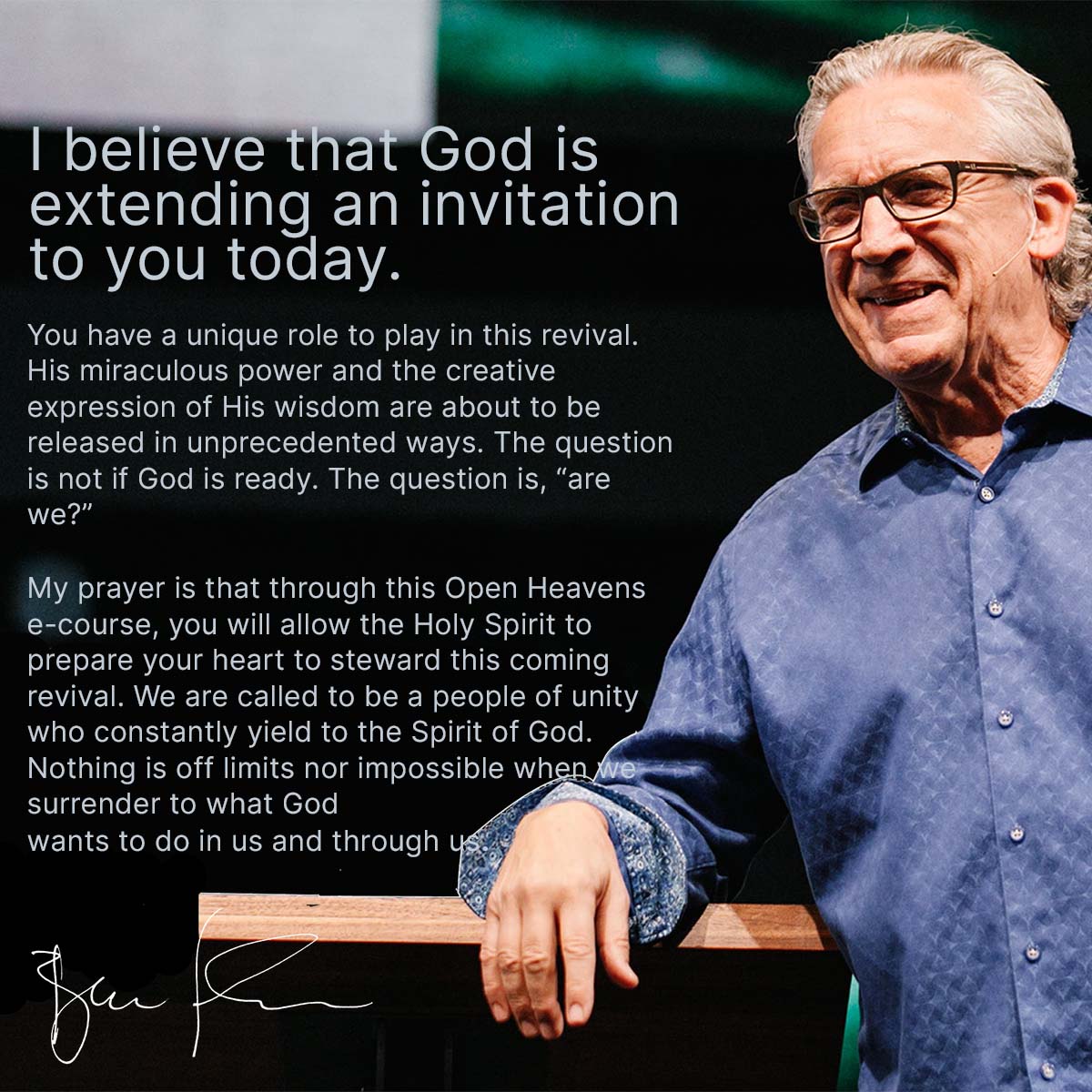 Open Heavens E Course By Bill Johnson