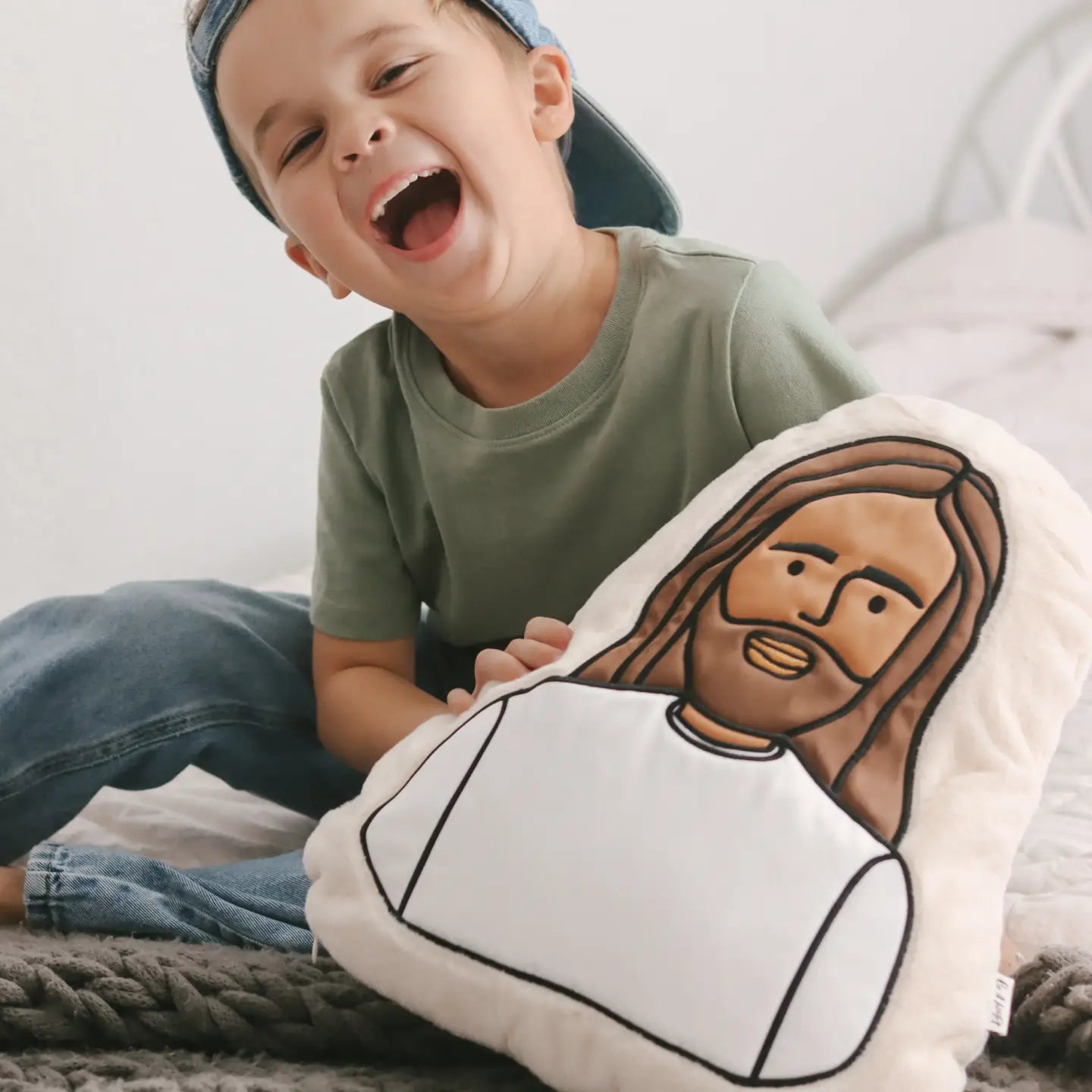 Jesus Throw Pillow