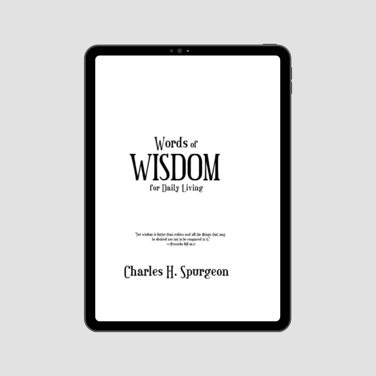 Words of Wisdom for Daily Living eBook