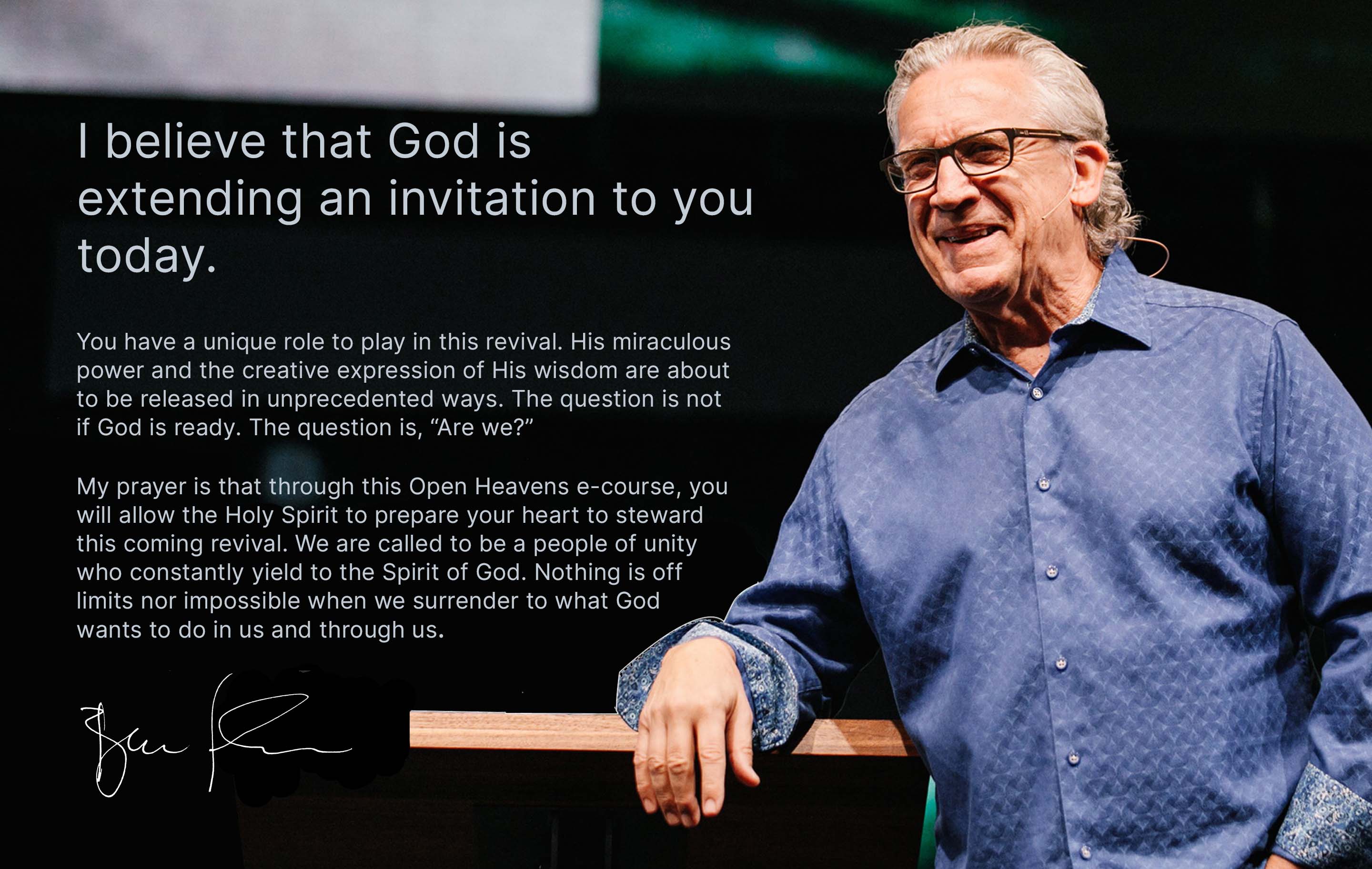 Open Heavens E Course By Bill Johnson