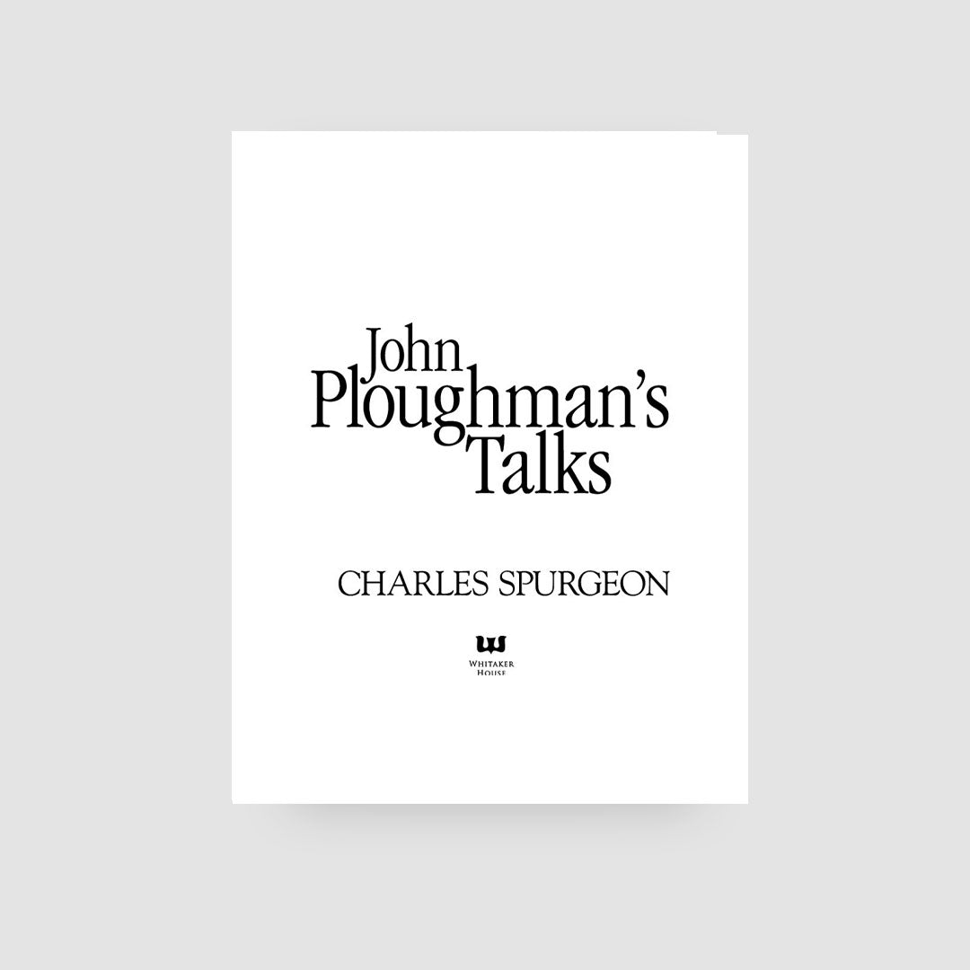 John Ploughman's Talks eBook