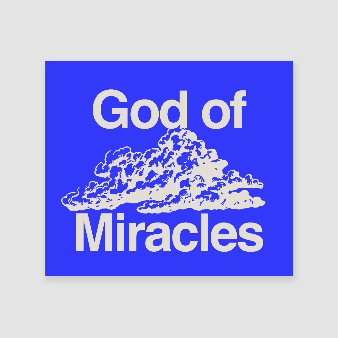 God of Miracles Sticker