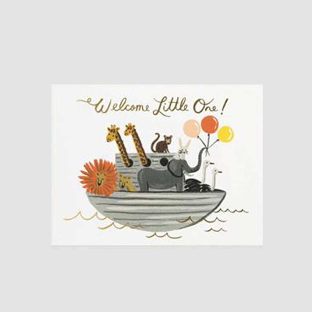 Welcome Little One (Noah's Ark) Card