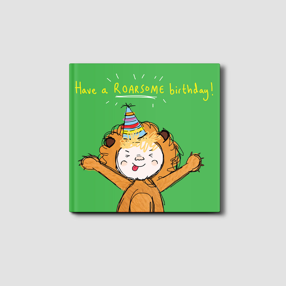 Have a Roarsome Birthday Silly Eric Card