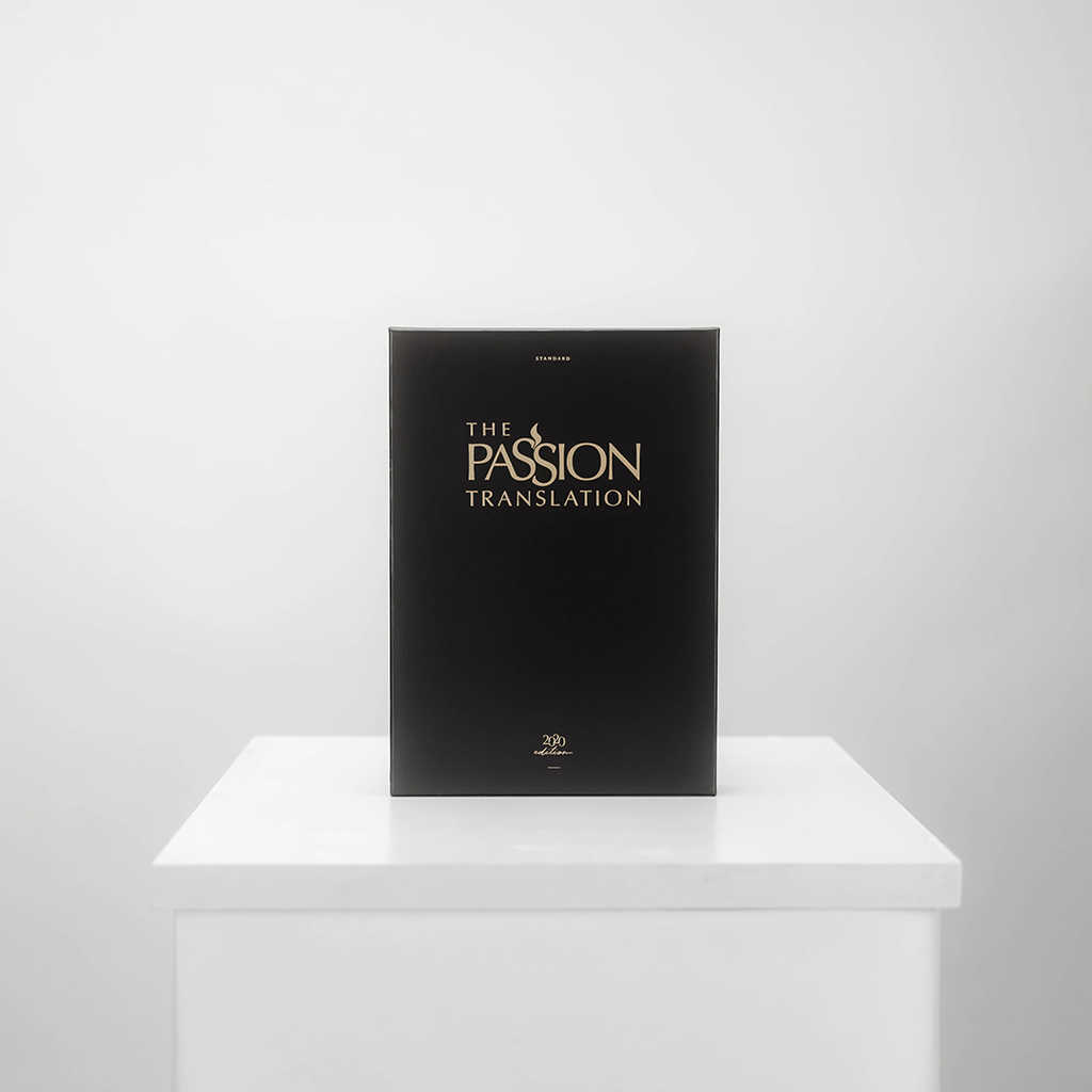 Special Edition The Passion Translation Bible with Bill Johnson Standard Black (Front Box Cover)