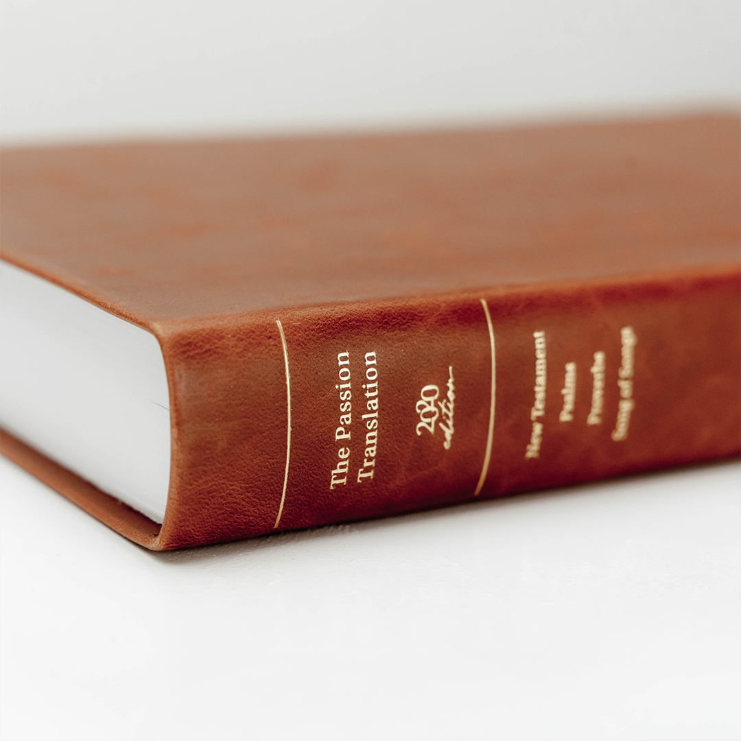 Special Edition The Passion Translation Bible with Bill Johnson Standard Brown (Genuine Leather)